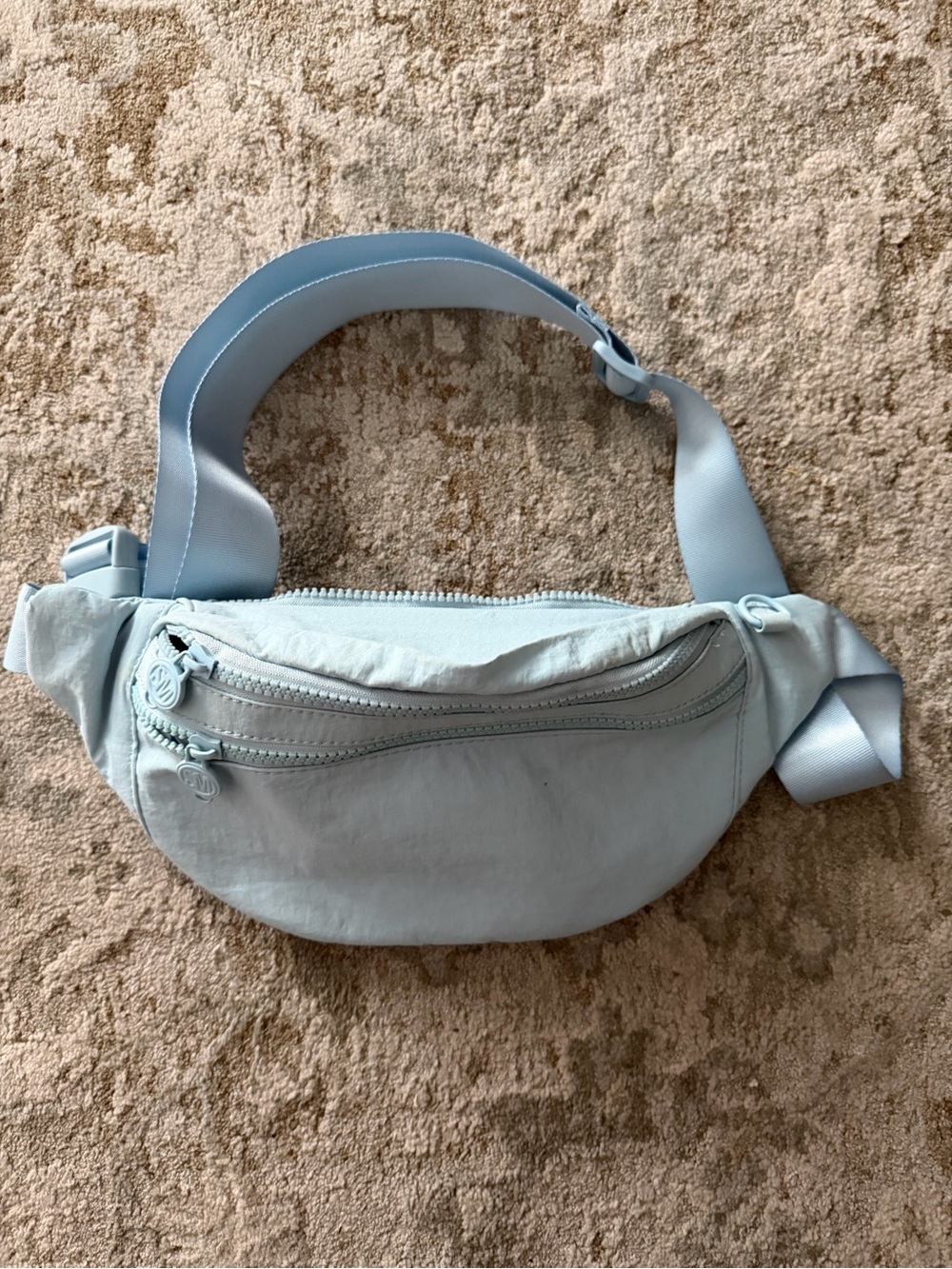Steve Madden Light Blue Mini Belt Bag
